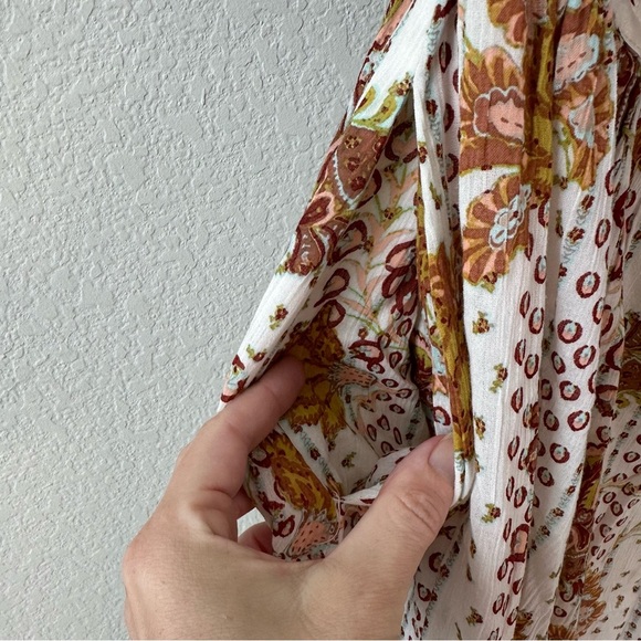 Free People Rare Bali Sweet Songs Maxi Dress SZ S - Picture 8 of 11